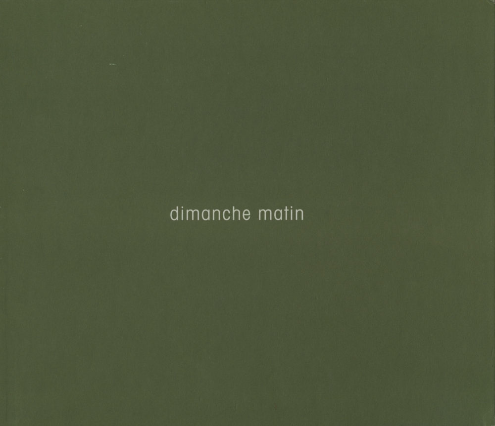 Dimanche matin - Galerie Georges-Philippe & Nathalie Vallois