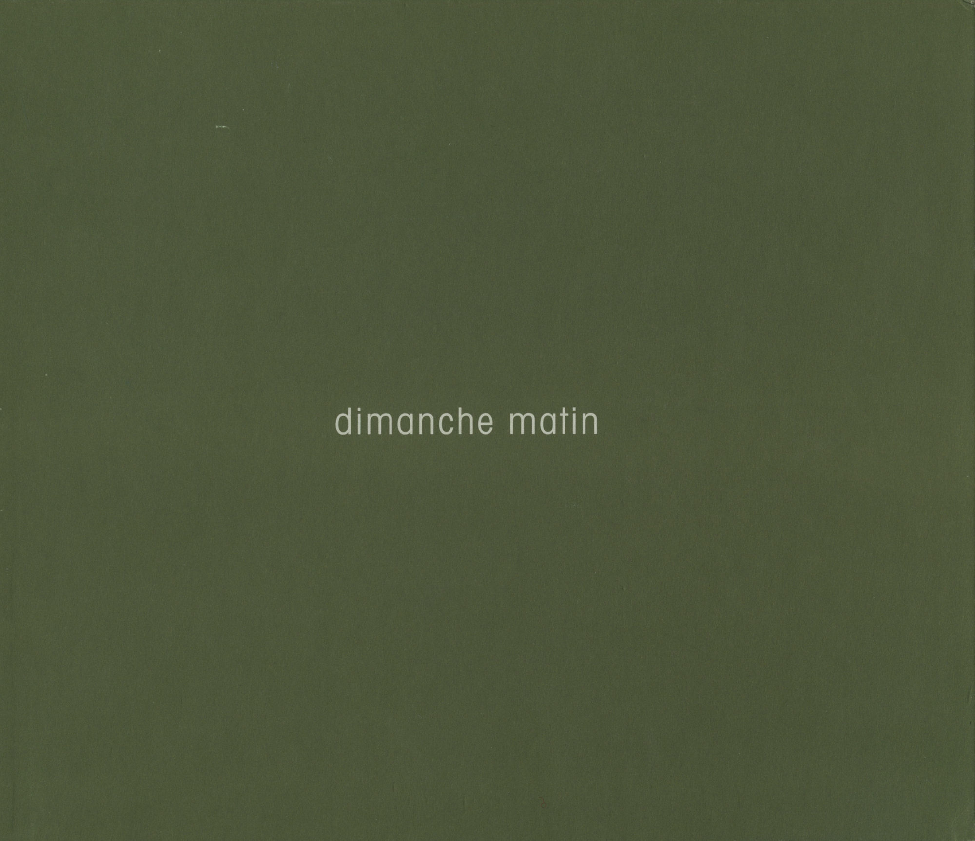 Dimanche matin - Galerie Georges-Philippe & Nathalie Vallois